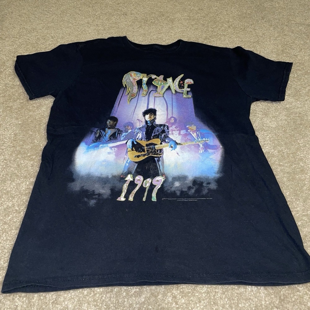 Prince 1999 Album Graphic T-Shirt Mens Medium Black Paisley Park Official Merch